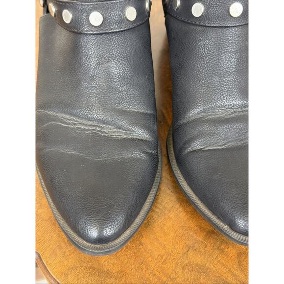 Sam Edelman Black Bootie Circus Studded Ankle Boots Womens Size 9.5 Ladies Shoes - Picture 4 of 7